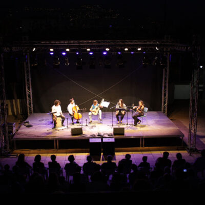 Concert by MCQ Iberian Colours at the “Música a Boqueta Nit” Festival. Altea, Alicante