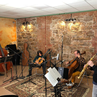 Libere Recording: recording of Libere Ensemble at HCTS Studios – with David Salleras, François Ragot, and Oriol González
